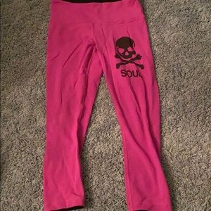 Cropped SoulCycle lululemon leggings